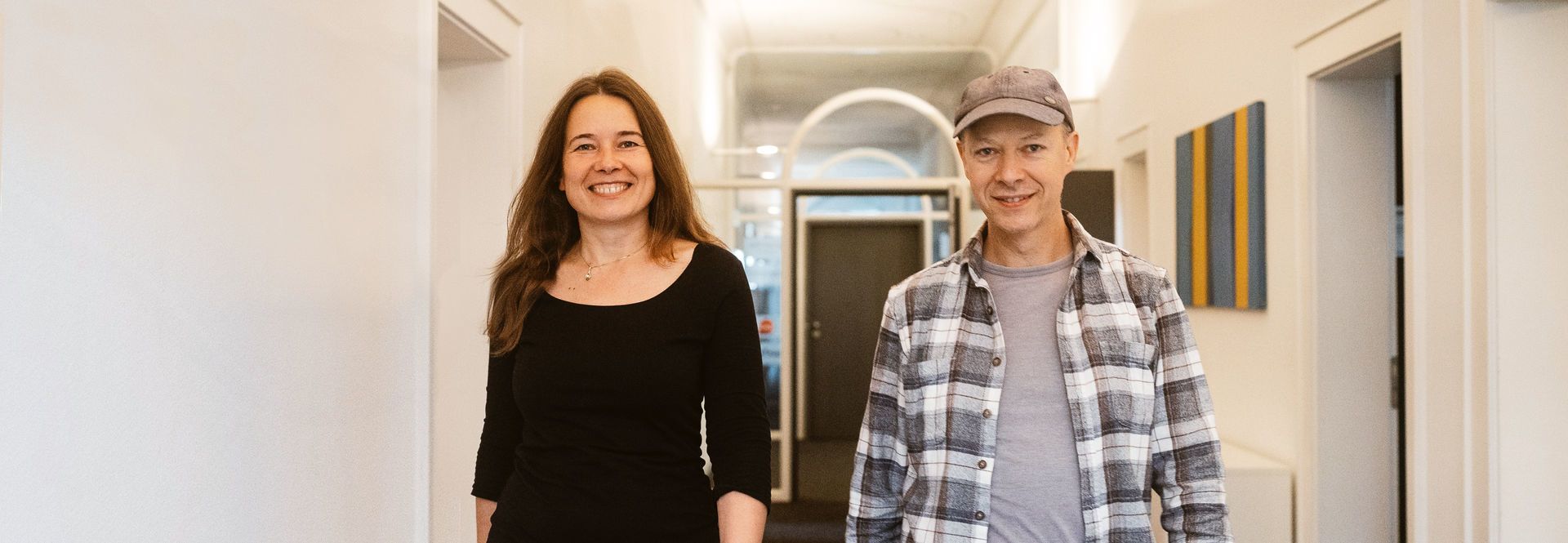 Jana Kohoutek und Holger Hägele von der Himbeerrot GmbH