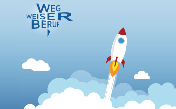 Logo und Key Visual für die Plattform Wegweiser Beruf im Kreis Ludwigsburg